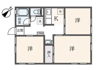 シティハイム T.Y【1階】の間取り