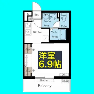 リブリ・自由ヶ丘コート【1階】の間取り