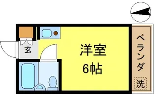 つくばハイツ2【2階】の間取り