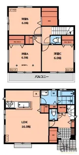東京都小平市小川町1【一戸建】の間取り