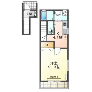 プラウドI【2階】の間取り