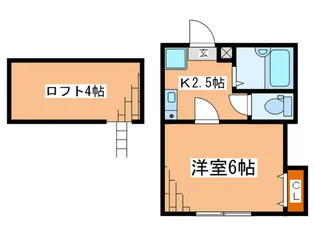 ラヴァンドゥ【1階】の間取り