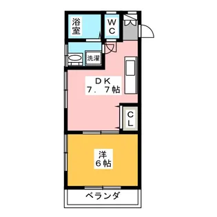スターパレス【2階】の間取り