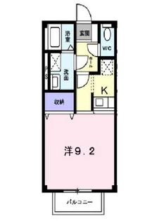 レグルス早島【1階】の間取り