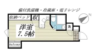 ラ・パルフェ・ド・東仙台【3階】の間取り