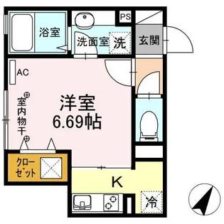 東京都足立区東伊興1【アパート】の間取り