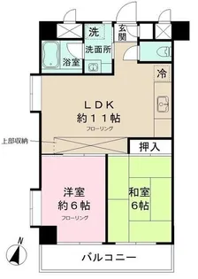 オーベルジュ桐ヶ丘【3階】の間取り