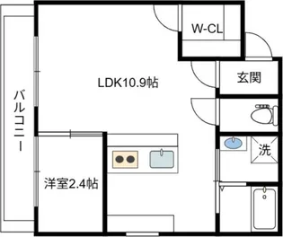 アーバンポイント富士見【9階】の間取り