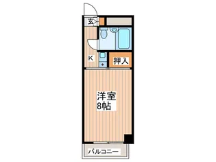 プラムハイツ【4階】の間取り