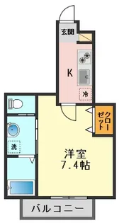東京都葛飾区鎌倉1【アパート】の間取り
