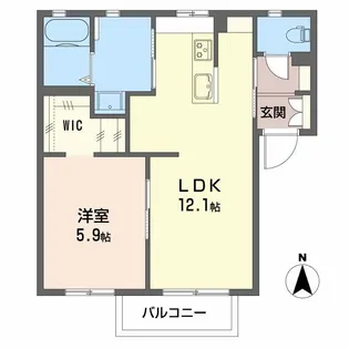 ディアス N【2階】の間取り