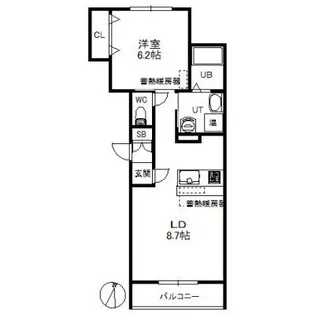 セントポプラ【1階】の間取り