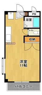 サンヒルズマンション【3階】の間取り