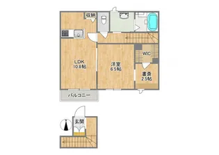 マロニエ【2階】の間取り