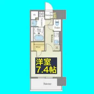 エディアン千種【8階】の間取り