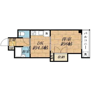 正雀グランドハイツ北【7階】の間取り