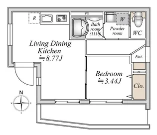 東京都豊島区巣鴨5【マンション】の間取り