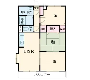 グランムーン【2階】の間取り