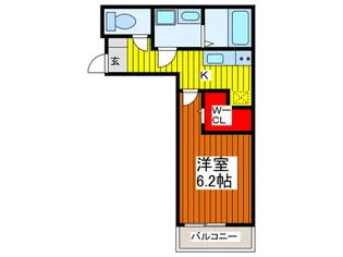 ス-ベニ-ル【3階】の間取り