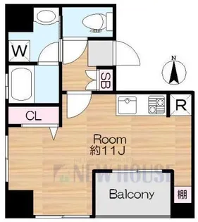 Come神楽坂【6階】の間取り