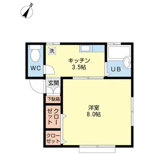 セレブレイト新浦安【1階】の間取り