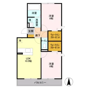エミナンスIII【1階】の間取り