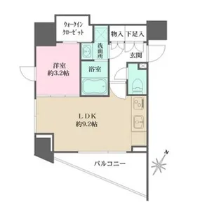 ミュプレ表参道(旧クレヴィアリグゼプレミア表参道)【10階】の間取り