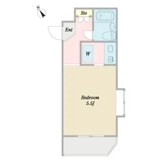 サンウイング西船【3階】の間取り