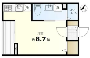 ルナ新中野【2階】の間取り