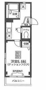 アンカレッジ水無月【2階】の間取り