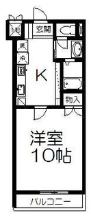 アネット柏木【5階】の間取り