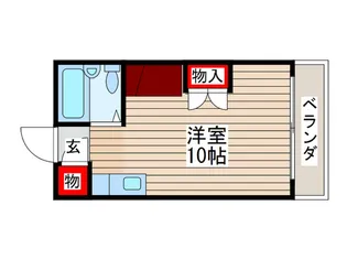 コ-ポベルB【2階】の間取り