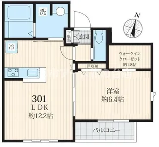 プラス ウィステリア【3階】の間取り
