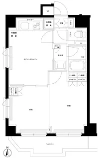 ルーブル両国弐番館【3階】の間取り