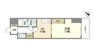 オーキッドレジデンス板橋【2階】の間取り