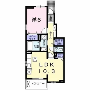 シャトーリオンV【1階】の間取り