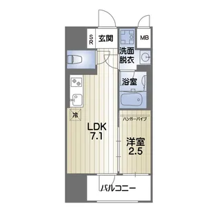 RISE KUMAMOTO EXE【4階】の間取り