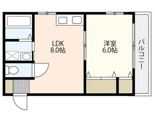 岡田ビル【4階】の間取り