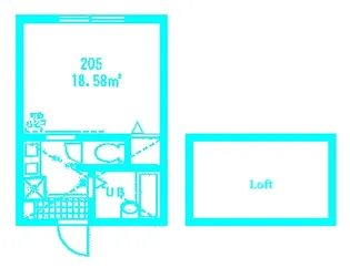 マピエス大島【2階】の間取り