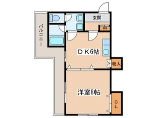 エスワンビル【3階】の間取り