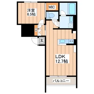La・Luna宮千代【1階】の間取り