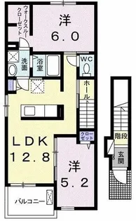 ミネット【2階】の間取り