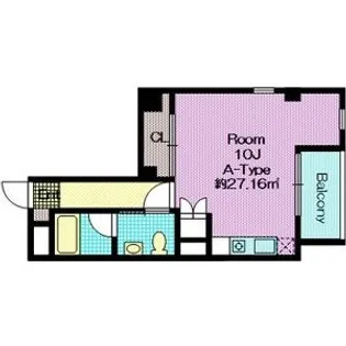 パラード天王寺【10階】の間取り