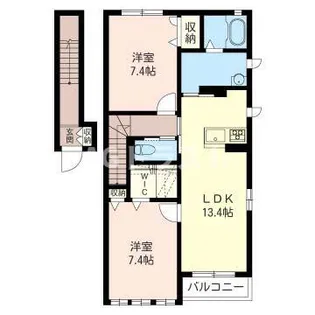 グレイスコート【2階】の間取り