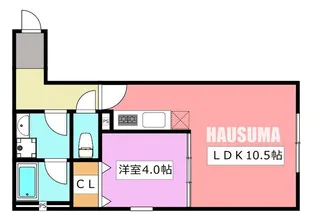ARQUISTE TABATA【1階】の間取り