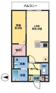 メゾン・ドゥ・アッシュ Abiko【1階】の間取り