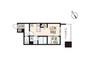 ザ・リバーフロントレジデンス西広島【6階】の間取り