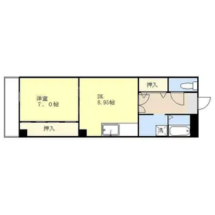 Sunコバヤシ‘90【2階】の間取り