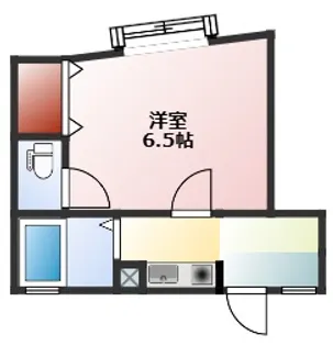 ハイツやまびこD【1階】の間取り