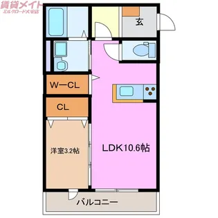 セレッソA棟【2階】の間取り